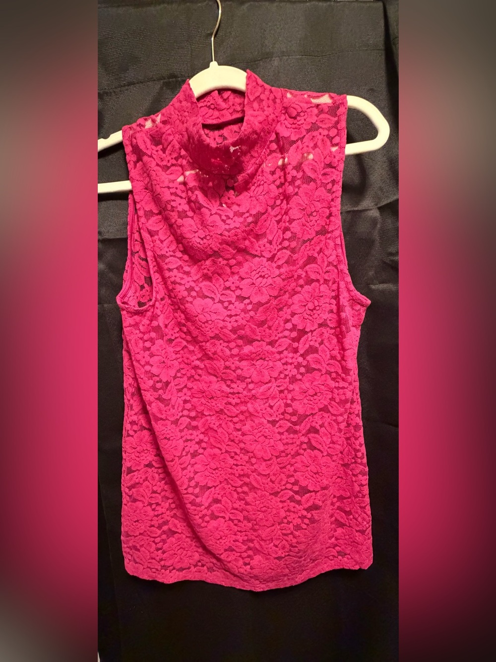Torrid Floral Lace Sleeveless Top in Pink Size 2